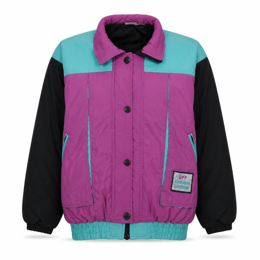 Womens UK Size 14 Golden Team Multicoloured Puffer Jacket
