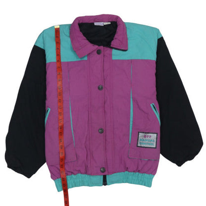 Womens UK Size 14 Golden Team Multicoloured Puffer Jacket