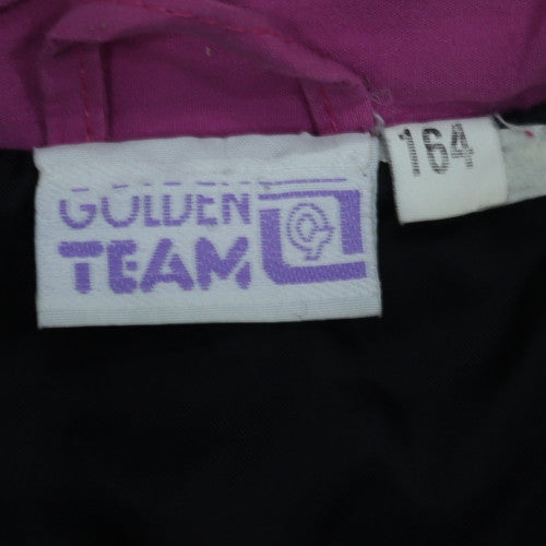 Womens UK Size 14 Golden Team Multicoloured Puffer Jacket