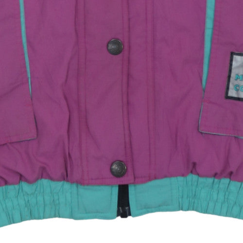 Womens UK Size 14 Golden Team Multicoloured Puffer Jacket