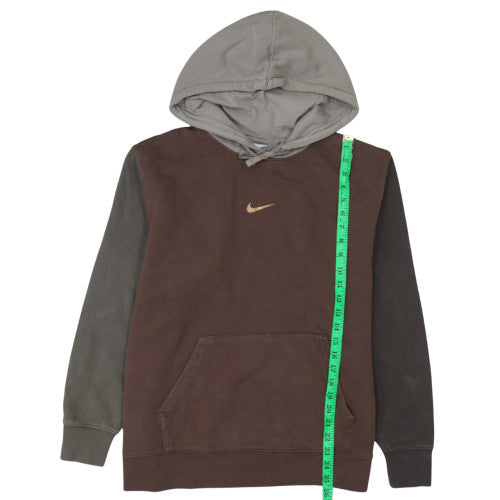 Womens UK Size L Nike Brown Pullover Hoodie