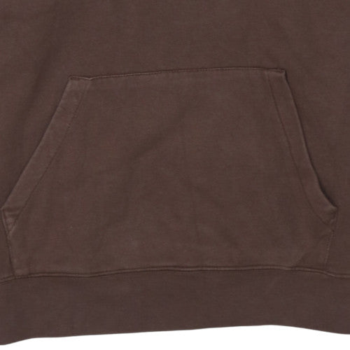 Womens UK Size L Nike Brown Pullover Hoodie
