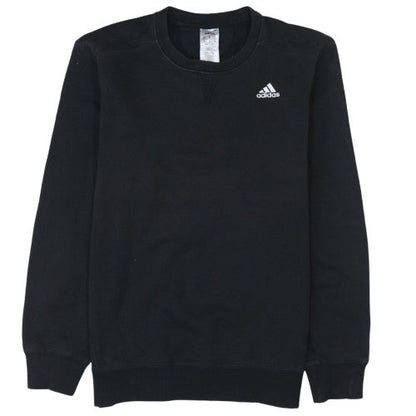 Mens UK Size M adidas Black Pullover Sweatshirt