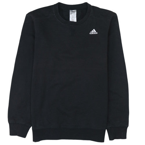 Mens UK Size M adidas Black Pullover Sweatshirt