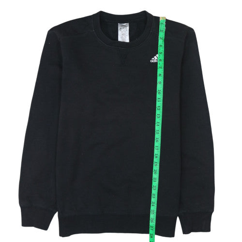 Mens UK Size M adidas Black Pullover Sweatshirt