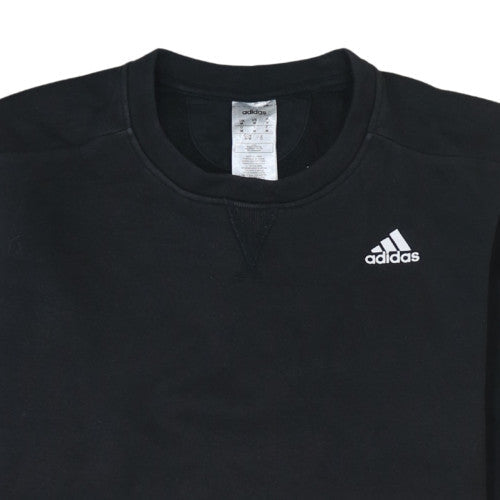 Mens UK Size M adidas Black Pullover Sweatshirt