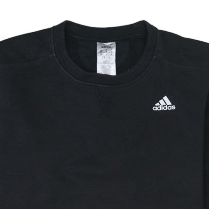 Mens UK Size M adidas Black Pullover Sweatshirt