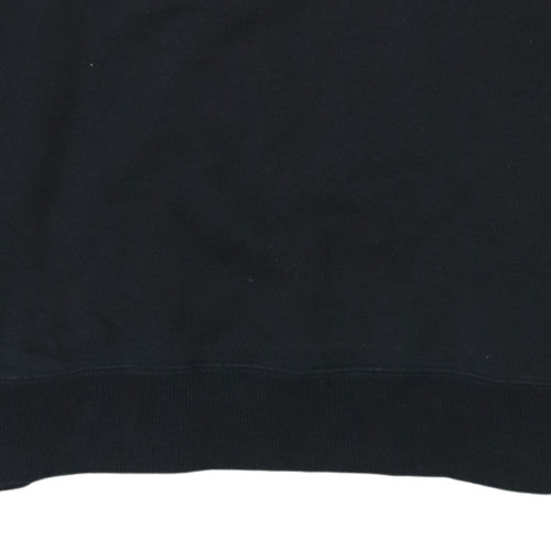 Mens UK Size M adidas Black Pullover Sweatshirt
