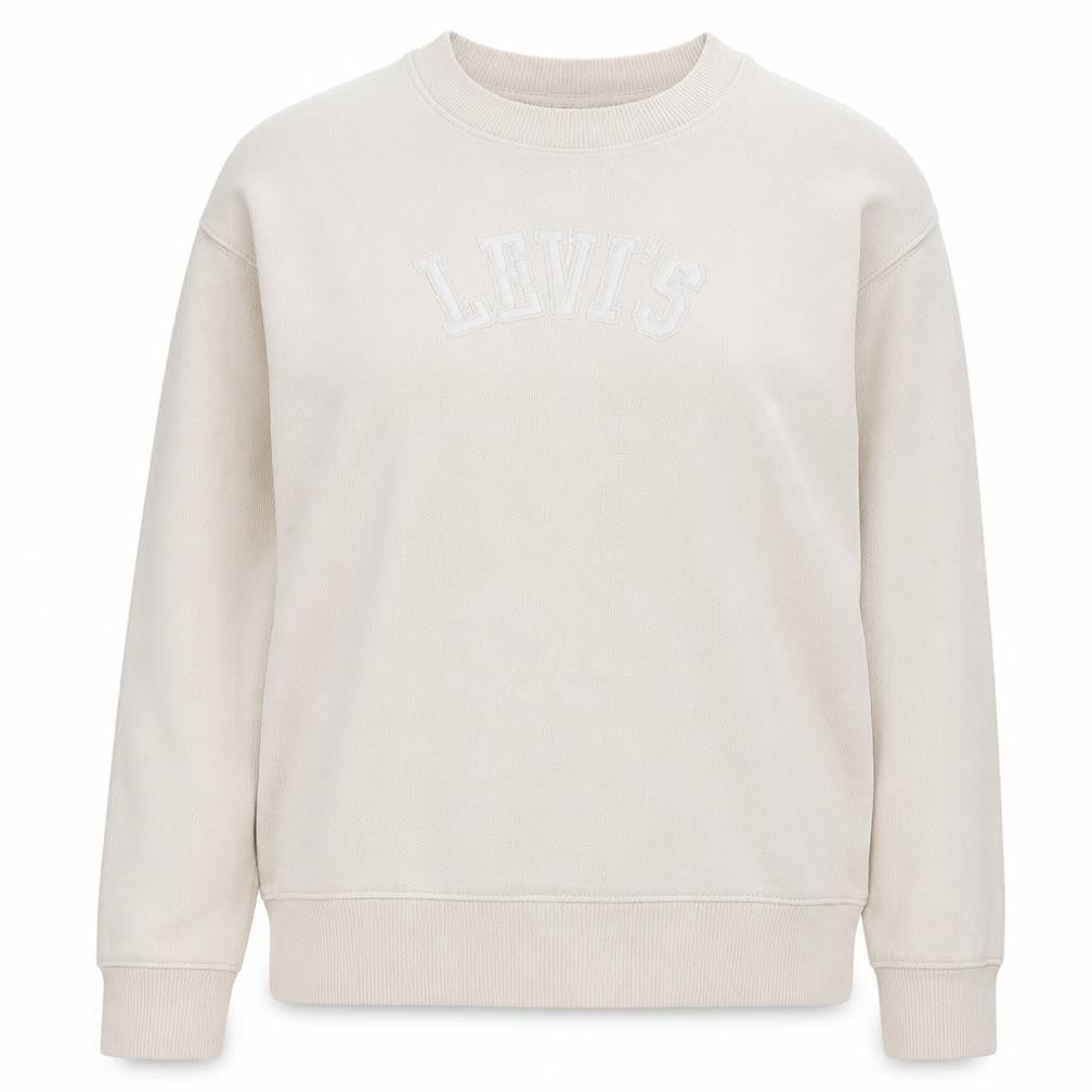 Womens UK Size L Levi's Beige Pullover Sweatshirt