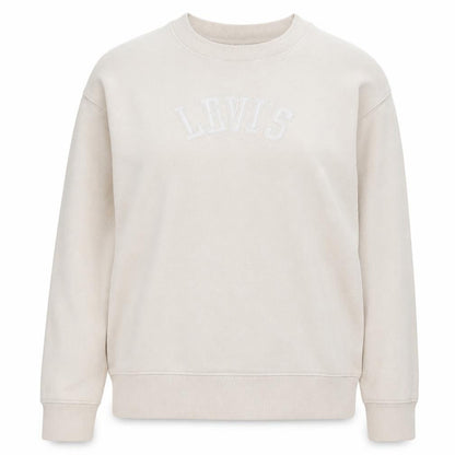 Womens UK Size L Levi's Beige Pullover Sweatshirt