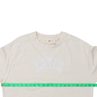 Womens UK Size L Levi's Beige Pullover Sweatshirt