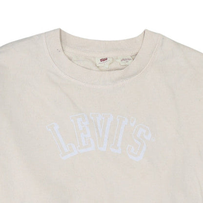 Womens UK Size L Levi's Beige Pullover Sweatshirt