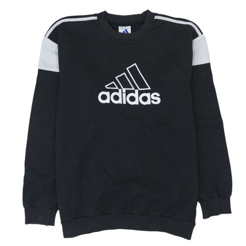 Mens UK Size L adidas Black Pullover Sweatshirt
