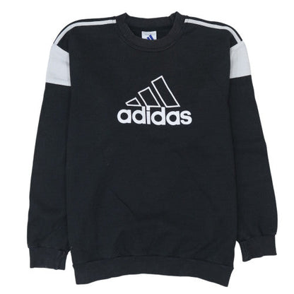 Mens UK Size L adidas Black Pullover Sweatshirt