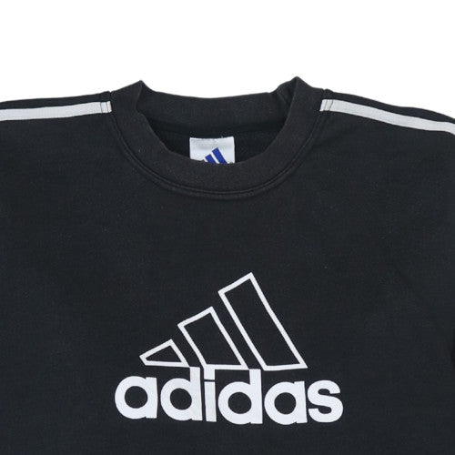 Mens UK Size L adidas Black Pullover Sweatshirt