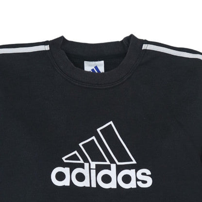 Mens UK Size L adidas Black Pullover Sweatshirt