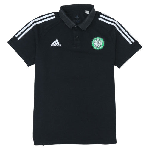 Mens UK Size L adidas Black FootballGym & TrainingRunning & Jogging Polo