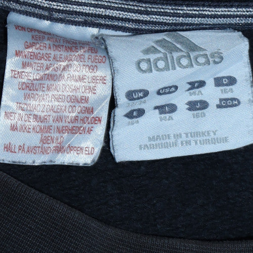 Womens UK Size 14 adidas Black Pullover Sweatshirt
