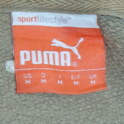 Mens UK Size M PUMA Beige Pullover Hoodie