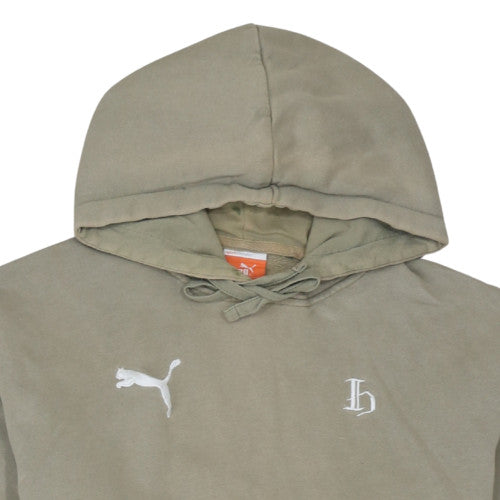 Mens UK Size M PUMA Beige Pullover Hoodie