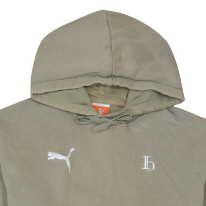 Mens UK Size M PUMA Beige Pullover Hoodie