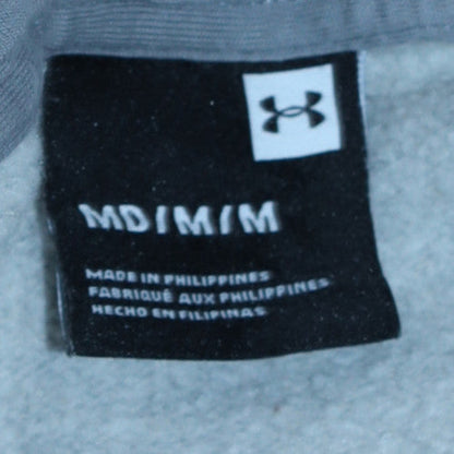 Mens UK Size M Under armour Grey Pullover Hoodie