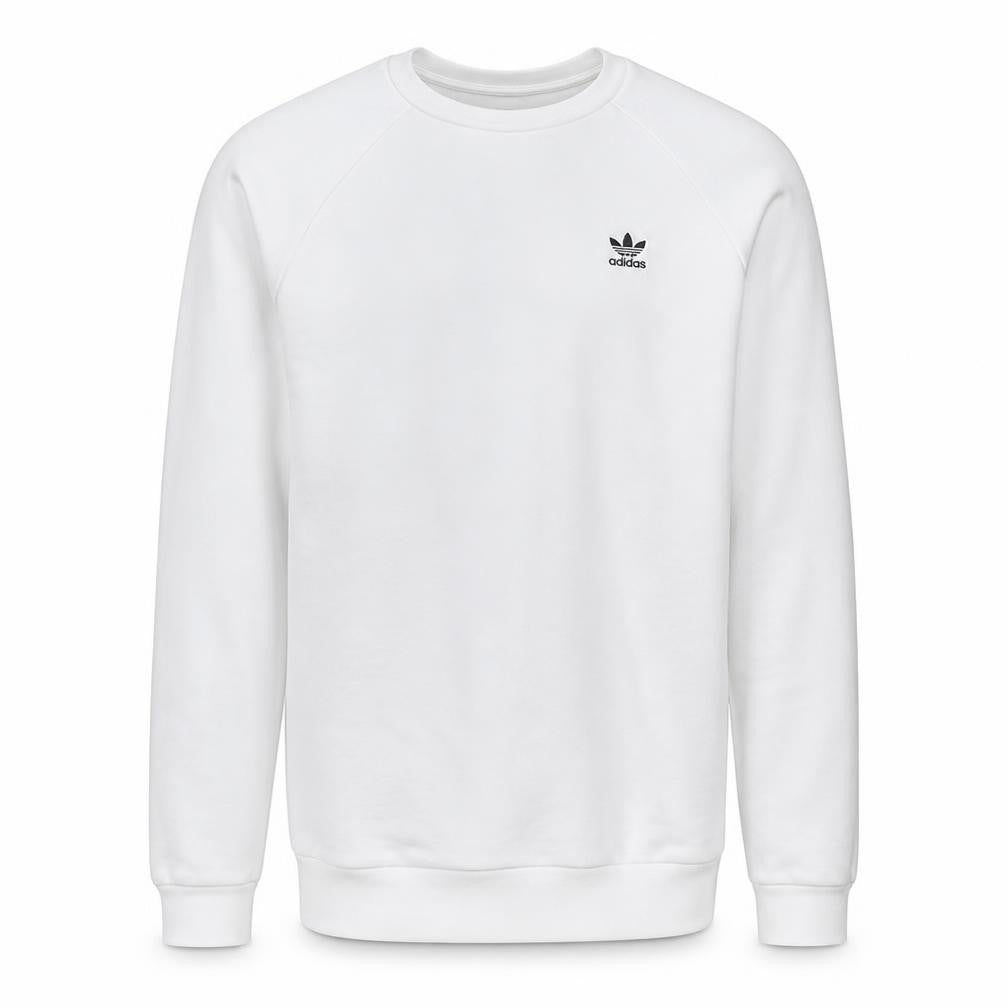 Mens UK Size L adidas White Pullover Sweatshirt