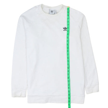 Mens UK Size L adidas White Pullover Sweatshirt