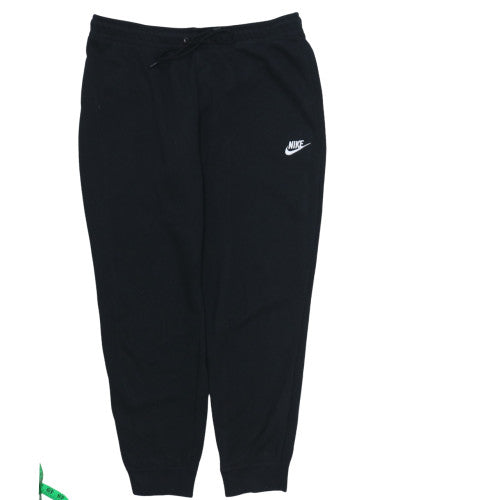 Mens UK Size L Nike Regular Fit Jogger Black Trousers