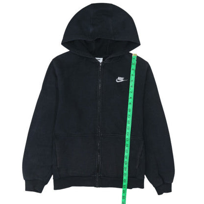 Nike Boys Black Full Zip Fleece Hoodie XL 158-170cm