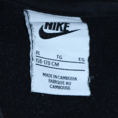Nike Boys Black Full Zip Fleece Hoodie XL 158-170cm