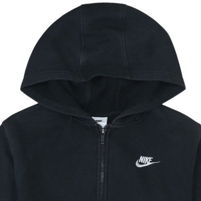 Nike Boys Black Full Zip Fleece Hoodie XL 158-170cm