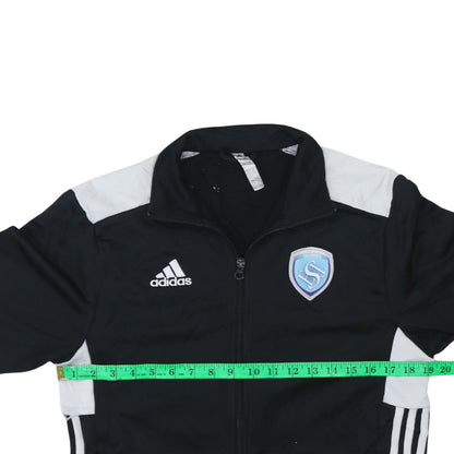 Mens UK Size S adidas Black FootballGym & TrainingRunning & Jogging Jacket
