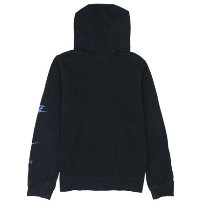 Nike Boys Black Pullover Hoodie L 147-158cm Graphic Fleece Sweatshirt