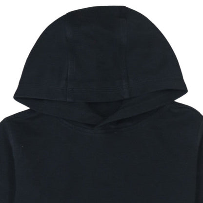 Nike Boys Black Pullover Hoodie L 147-158cm Graphic Fleece Sweatshirt