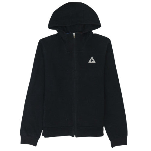 Mens UK Size M le coq sportif Black Full Zip Hoodie