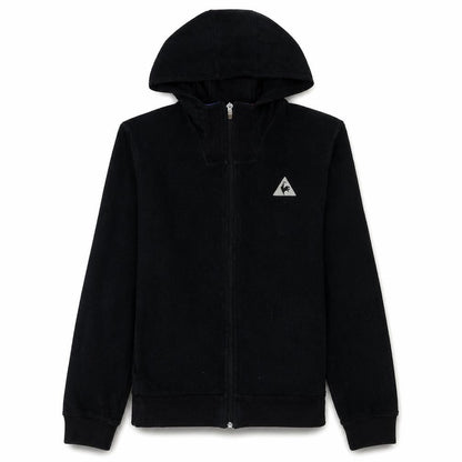 Mens UK Size M le coq sportif Black Full Zip Hoodie