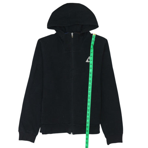 Mens UK Size M le coq sportif Black Full Zip Hoodie