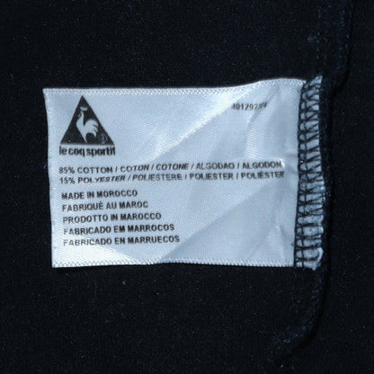 Mens UK Size M le coq sportif Black Full Zip Hoodie
