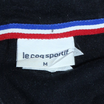 Mens UK Size M le coq sportif Black Full Zip Hoodie