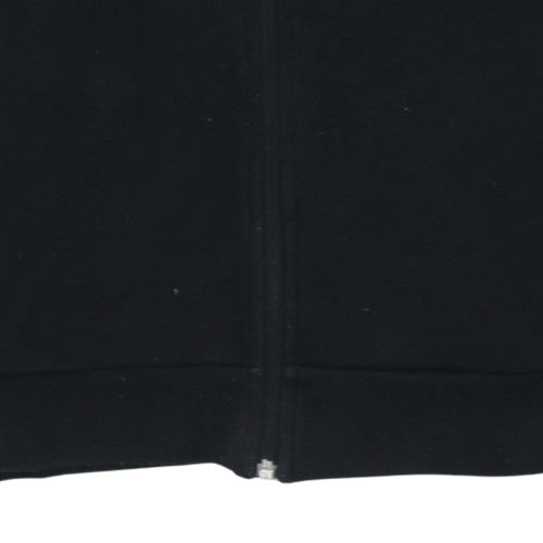 Mens UK Size M le coq sportif Black Full Zip Hoodie