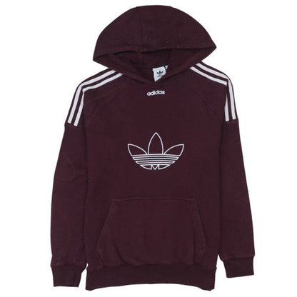 Mens UK Size S adidas Brown Pullover Hoodie