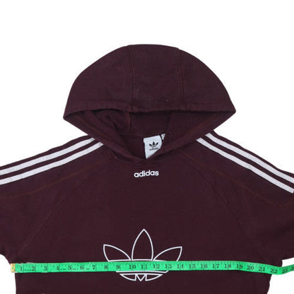Mens UK Size S adidas Brown Pullover Hoodie
