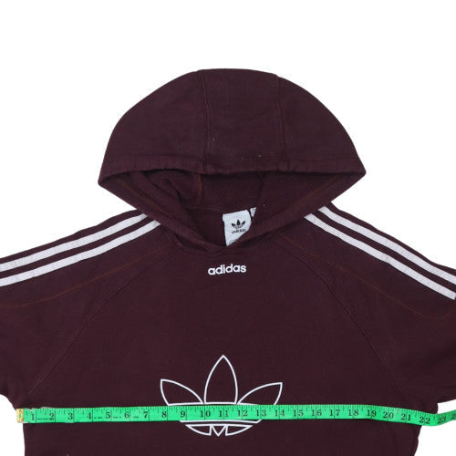Mens UK Size S adidas Brown Pullover Hoodie