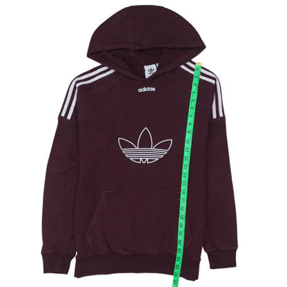 Mens UK Size S adidas Brown Pullover Hoodie