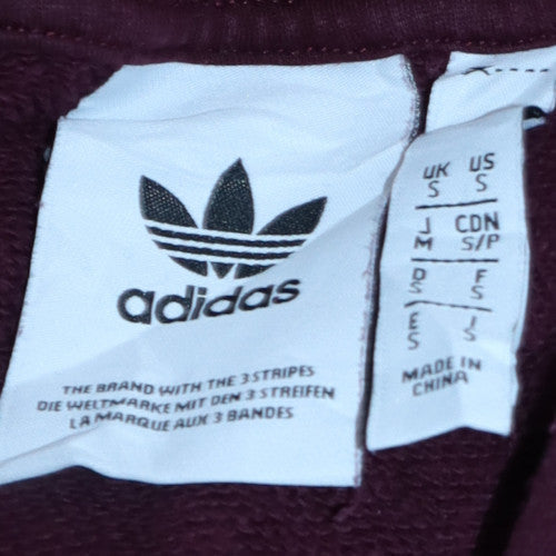 Mens UK Size S adidas Brown Pullover Hoodie