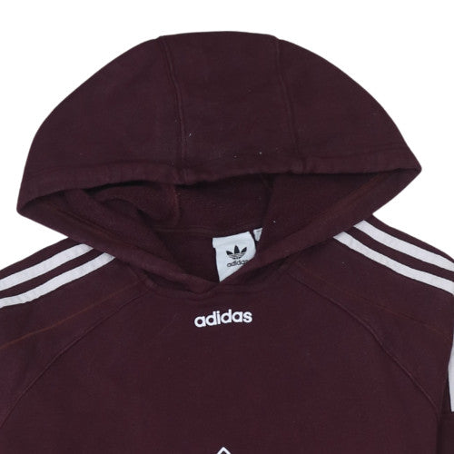 Mens UK Size S adidas Brown Pullover Hoodie