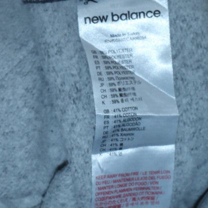 Mens UK Size L New Balance Grey Pullover Hoodie