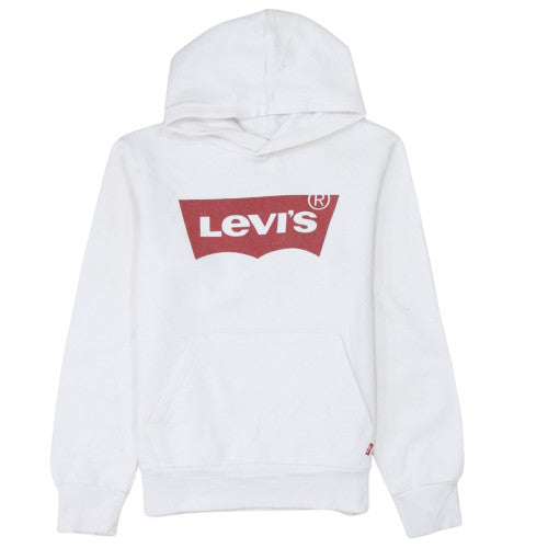 Boys UK Size 12 Years Levi's White Pullover Hoodie