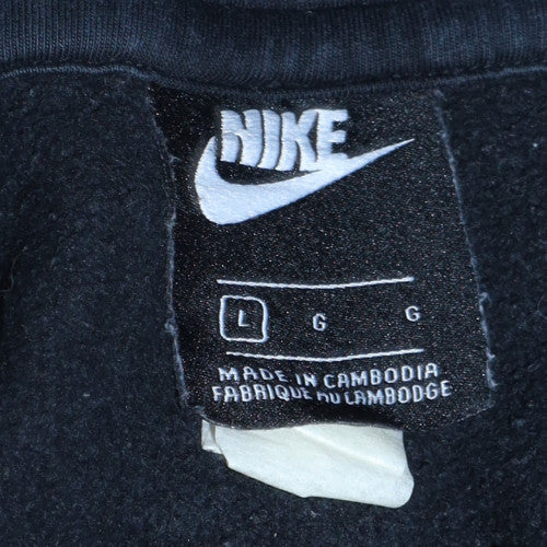Mens UK Size L Nike Black Pullover Hoodie